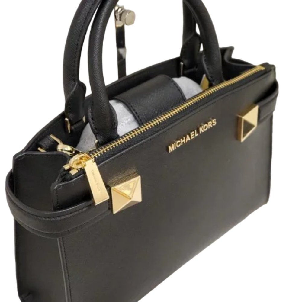 Michael Kors Karla Small East West Leather Satchel - NWT - Picture 2 of 6